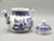 Blue English Blue Willow Ware Teapot For Sale - Image 8 of 9