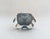 1970s Italian Murano Faceted Sommerso Smoked Glass Candleholder, 1970s For Sale - Image 5 of 6