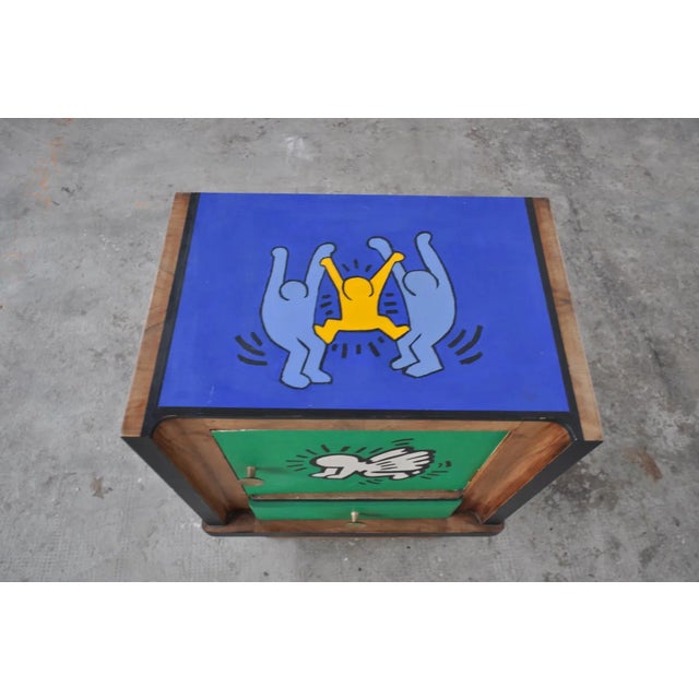 Italian Walnut Dressers, 1980s, Set of 2 For Sale - Image 10 of 15