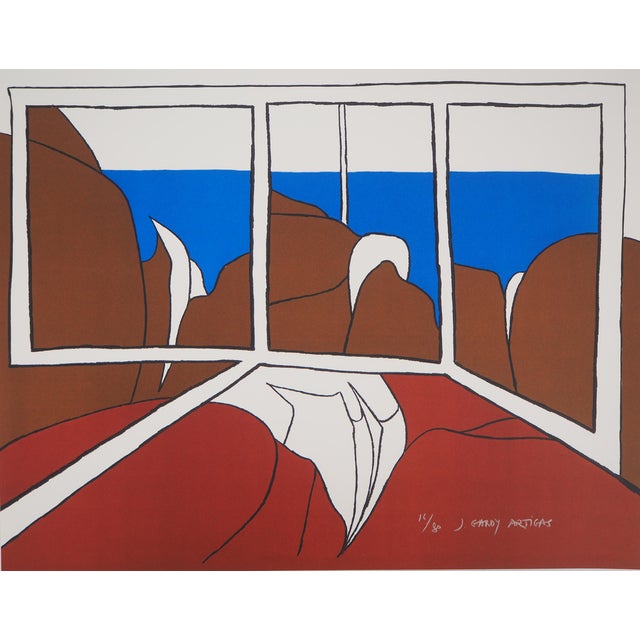 Joan Gardy Artigas, Singapore, Original Signed Lithograph For Sale