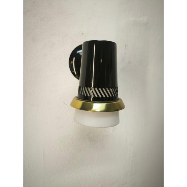Black Vintage Adjustable Spotlight, 1970s For Sale - Image 8 of 12