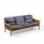 Knut Sæter for Vatne Møbler Mid Century Norwegian Teak and Leather Loveseat Sofa For Sale - Image 9 of 9
