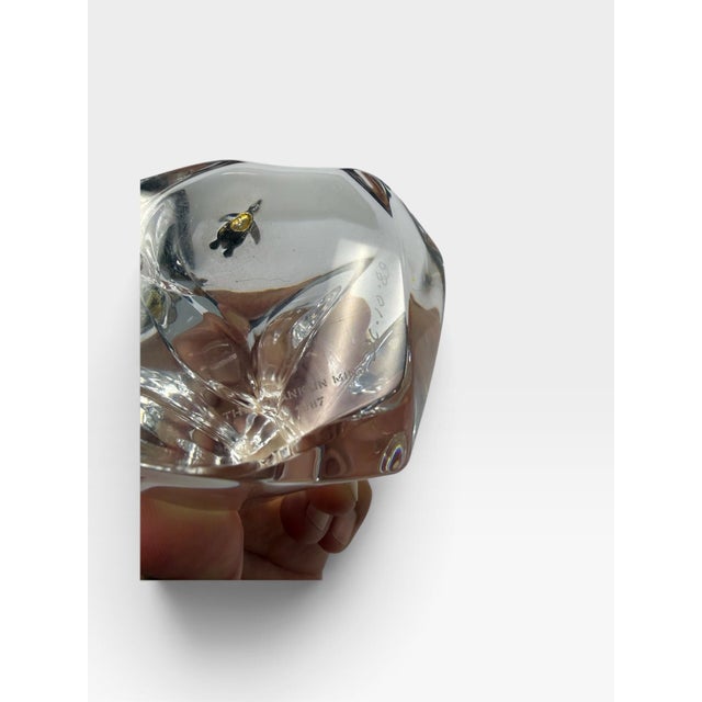 Glass Vintage 1987 James Carpenter for Franklin Mint "Crystal Caper" Iceberg Sculptures - Set of 2 For Sale - Image 7 of 7