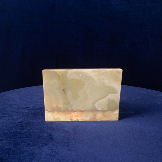 Italian Onyx and Brass Jewellery Box, 1970s For Sale - Image 15 of 18
