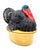 1975 Byron Molds Turkey Hobby Ceramic Covered Casserole Dish – Traditional / Thanksgiving Décor For Sale - Image 11 of 13