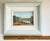 Wood 1970s Original Carolton Barron Florida Marsh Landscape Painting in Light Blue Frame For Sale - Image 7 of 9