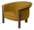 Modern Agnes Armchair in Walnut and Mustard Wool Fabric by Javier Gomez For Sale