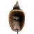 Wood Antique Baule Mask on Stand For Sale - Image 7 of 12