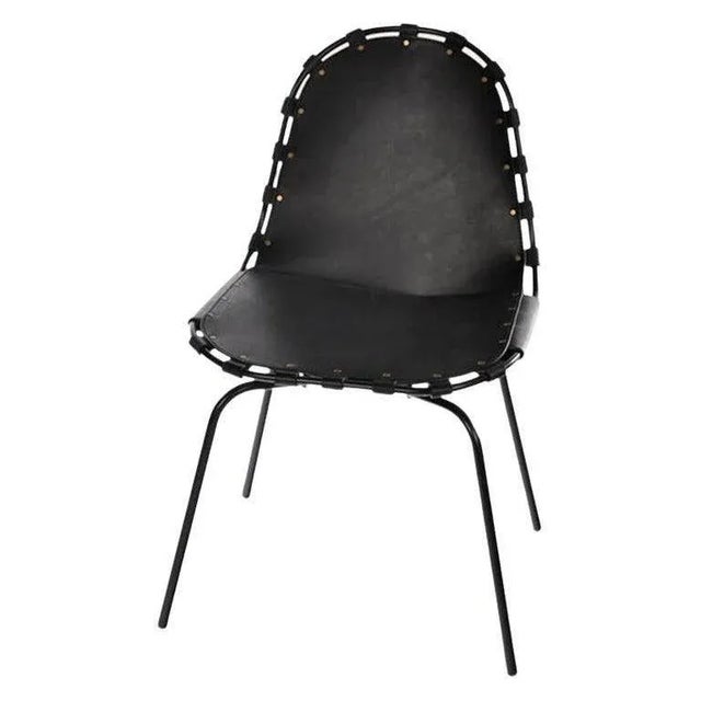 Black Stretch Chair by OxDenmarq For Sale - Image 4 of 4