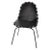 Black Stretch Chair by OxDenmarq For Sale - Image 4 of 4