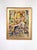 A vibrant 20th-century expressionist oil painting on board depicting a seated woman in an interior, signed Schoonmaker....