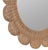2020s Zachery Flower Rattan Round Wall Mirror For Sale - Image 5 of 8