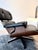 Black Eames Lounge Chair + Ottoman For Sale - Image 8 of 12