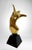 Polished Bronze Female Torso Sculpture.
