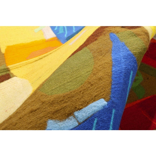 Vintage Swedish Rollakan Rug by Eva Kaskova, 04'03 X 06'07 For Sale In Dallas - Image 6 of 10