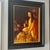 Oil on Canvas European School Framed Signed Titled Girl With a Dog Made in 1986 by Tatiana Zeltzer For Sale - Image 12 of 12