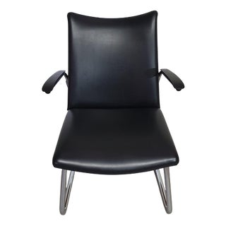 Vintage Dutch Lounge Chair from De Wit For Sale