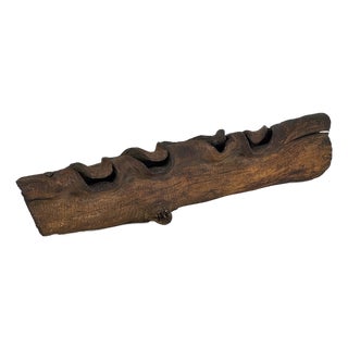 Vintage Natural Wood Log Specimen With Unusual Growth Development, Sculpture For Sale