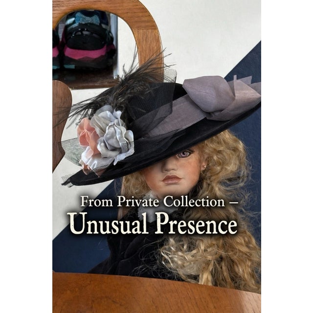 1998 Jan McLean “Patricia” 30" Porcelain Doll, Signed No. 452/1000 For Sale - Image 10 of 13