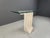 Vintage Travertine Console Table in the manner of Carlo Scarpa, 1970s For Sale - Image 10 of 12