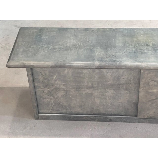 Animal Skin Aldo Tura Goatskin Credenza, Italy 1970 For Sale - Image 7 of 11