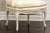 Off-white Early 20th Century Louis XV Style Painted Bergère Armchairs With Down Cushions – Pair For Sale - Image 8 of 14