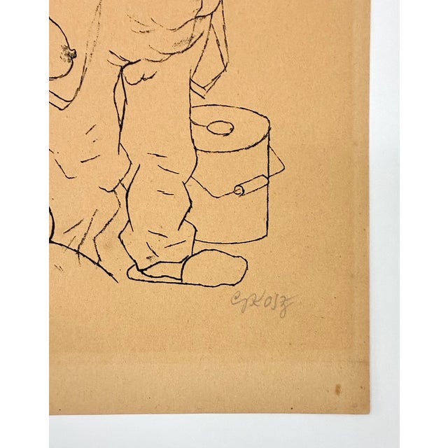 1920s Satirical “Lovesick” Offset Lithograph by George Grosz (1893-1959) For Sale - Image 5 of 8