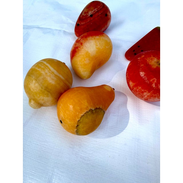 Mid-Century Alabaster Fruit - Set of 12 For Sale - Image 10 of 10