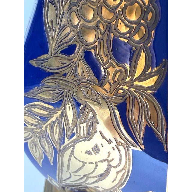 Porcelain and Brass Table Lamp from Rosenthal, Germany, 1920s For Sale - Image 6 of 18