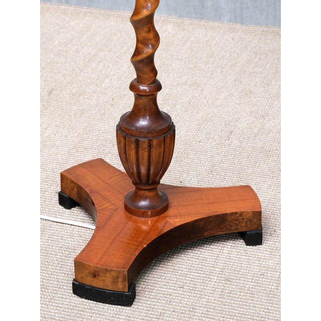 1930s Swedish Grace Sculptural Floor Lamp in Birch and Brass from Lundling, 1930s For Sale - Image 5 of 12