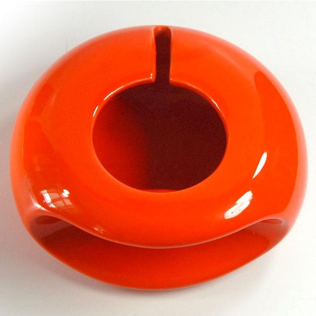 Mid-Century Green Ceramic Ashtray by Boccato, Gigante, Zambusi for Sicart, Italy, 1970s For Sale - Image 6 of 11