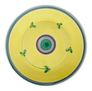 Contemporary Caleca Carousel Italy Hand Painted Pottery E-Large Platter