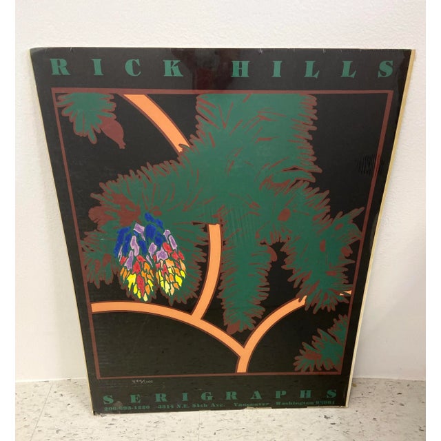 Mid-Century Modern Rick Hills Serigraph Vancouver Tropical Print For Sale - Image 3 of 12