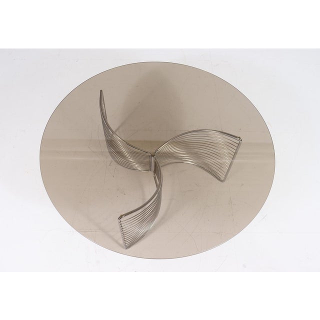 Space Age Coffee Table in Wire, Germany, 1970s For Sale - Image 4 of 15