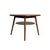 Brown Round Coffee Table in Teak, 1960s For Sale - Image 8 of 8