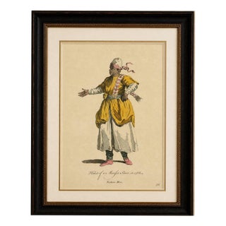 European School Artist, Habit of a Moorish Slave, 1749, Engraving For Sale