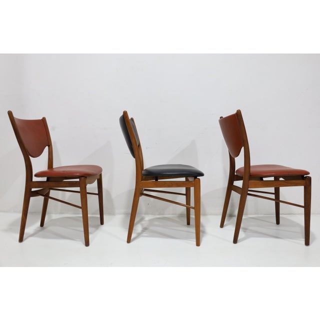 Finn Juhl Finn Juhl for Bovirke Bo 63 Dining Chairs For Sale - Image 4 of 11