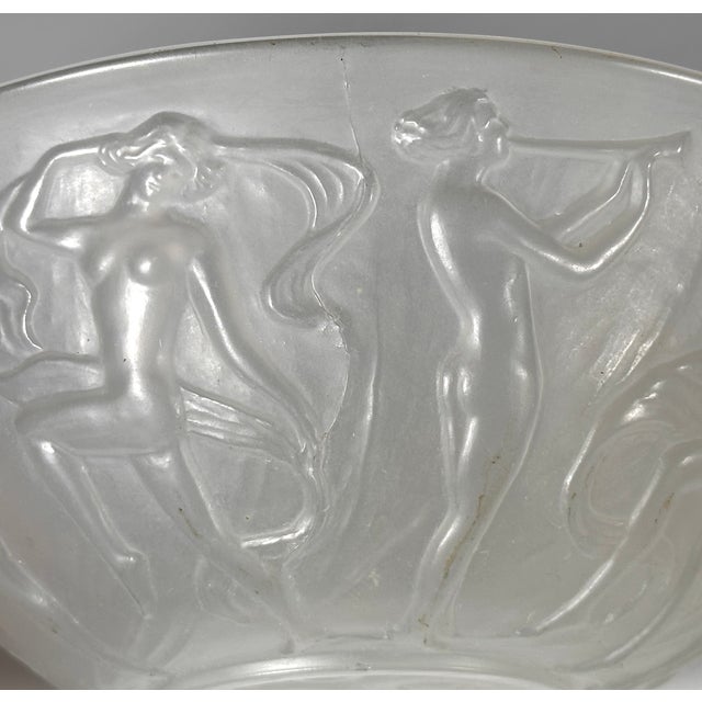 Consolidated Glass Dancing Nymphs Bowl by Reuben Haley c.1926-1932 For Sale - Image 9 of 14