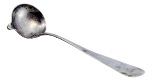 Plain Silver Sauce Spoon