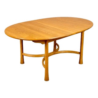 Saville Oval Dining Table in Blonde Elm from Ercol For Sale