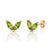 Marquise Peridot Stud Earrings | Natural Green Gemstone Leaf Studs | August Birthstone Gift for Her - A Pair For Sale - Image 4 of 4