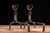 Arts & Crafts Early 20th Century Arts & Crafts Forged-Iron Bulldog Andirons — A Pair For Sale - Image 3 of 9