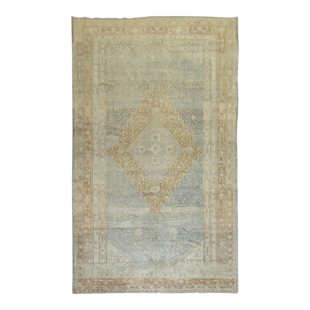 Blue Caramel Antique Khotan Gallery Rug - 7' x 13'5" For Sale