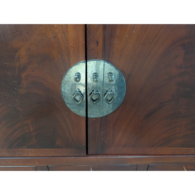 Late 20th Century Late 20th Century Mahogany Milling Road SideBoard W/ Hidden Compartments For Sale - Image 5 of 11
