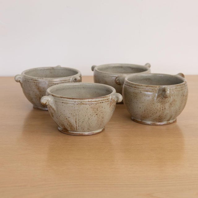 French 1960s French Stoneware Bowl For Sale - Image 3 of 10