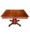 1930s - Rare Solid Tiger Wood / Quarter Sawn Dining Table With Lions Feet Base For Sale