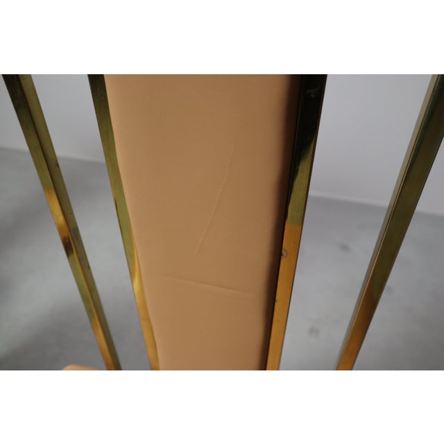 A striking set of six dining chairs designed by Renato Zevi in Italy during the 1970s. These chairs perfectly capture the...