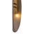 Contemporary Pair of Contemporary Venetian Smoked Glass and Brass Panel Sconces For Sale - Image 3 of 9