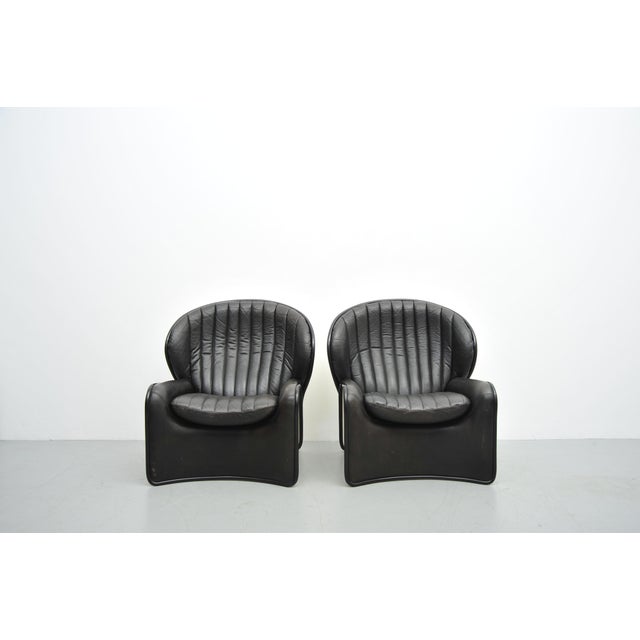 Set of Lotos Armchairs by Anderé Vandenbeuck for Strässle International, Switzerland For Sale - Image 18 of 18