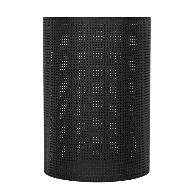 A cylinder of metal, perforated. Slightly austere in its simplicity, this versatile accent table is available in two sizes...